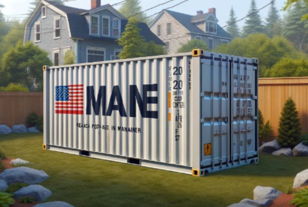 Double door shipping containers Maine