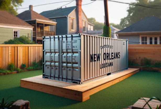 Double door shipping containers New Orleans LA