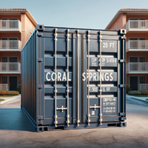 Shipping containers delivery Coral Springs FL