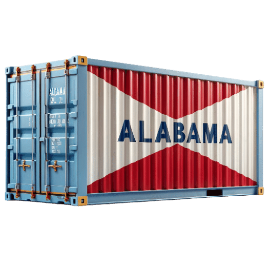 Cargo containers for sale and rent Alabama