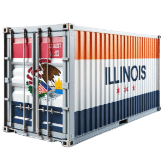 Cargo containers for sale and rent Illinois