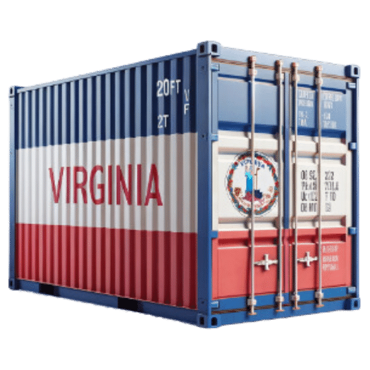 Cargo containers for sale and rent Virginia